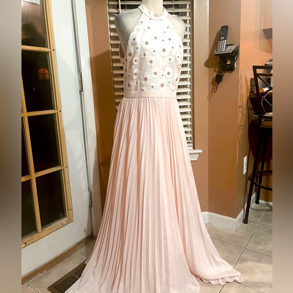 TED BAKER FLORAL JACQUARD EMBELLISHMENT  DRESS SZ US 10 TED SZ 4 $695 RETAIL - Picture 6 of 14